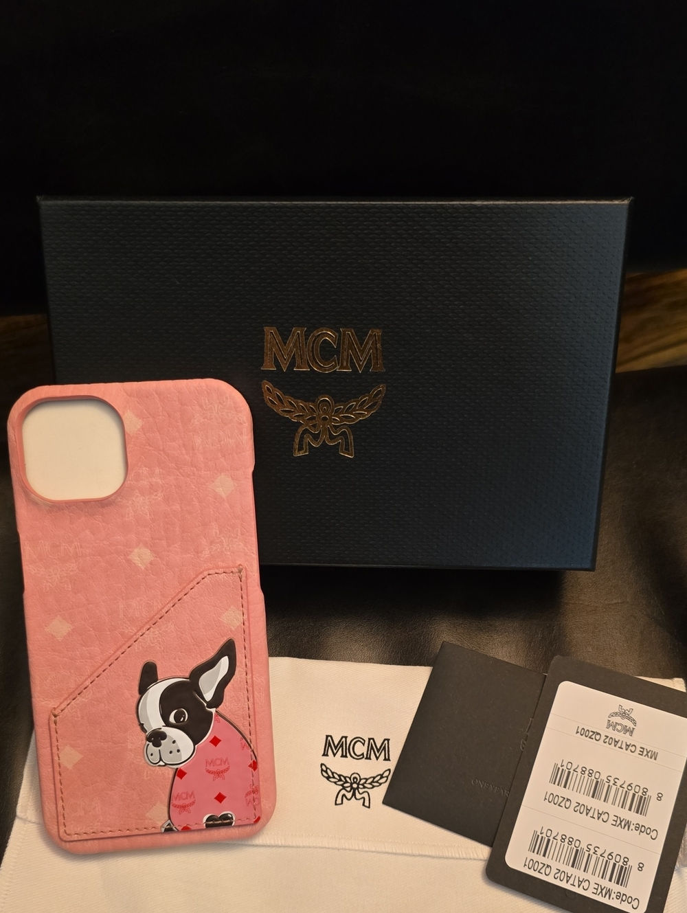 NIB- MCM Apple 13/14 Non Pro Cellphone Case